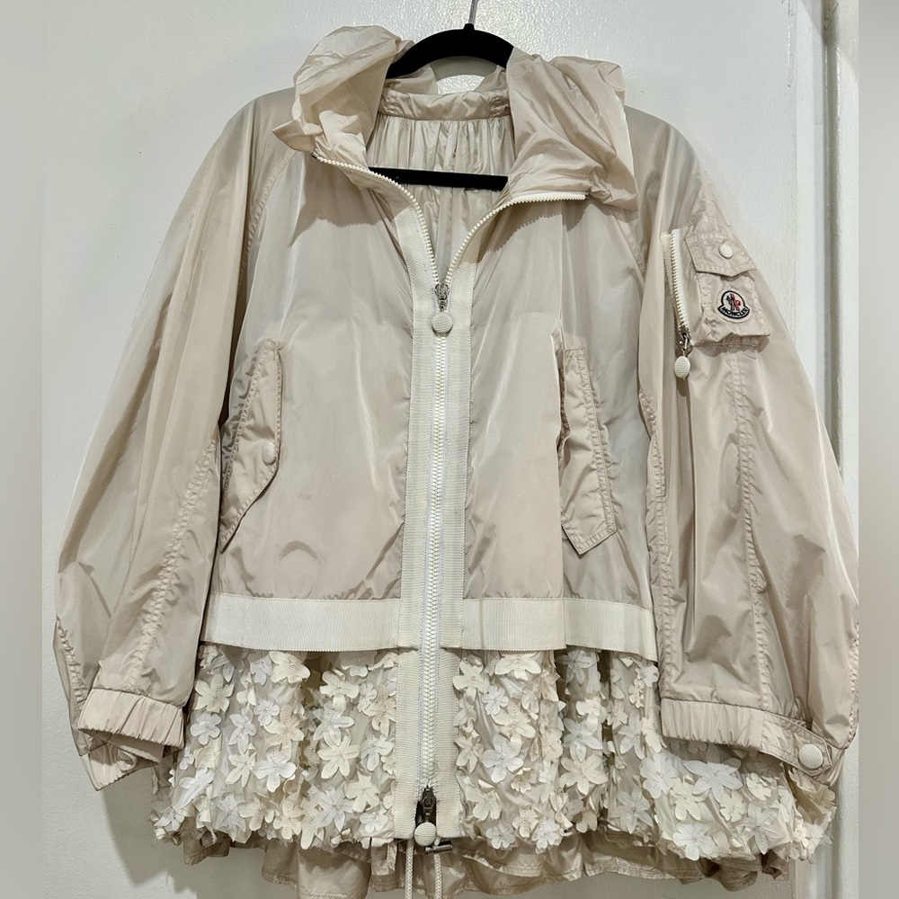 Moncler Bugamville Embroidered Windbreaker Size 1 $950